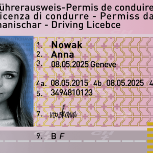 Buy Swiss Driving License
